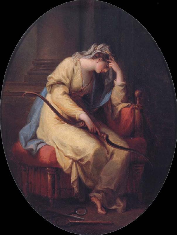Angelika Kauffmann Penelope trauert uber dem Bogen des Odysseus oil painting picture